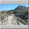 Corinth, Lechaion Road from north with Acrocorinth.jpg